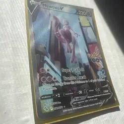 Pokemon TCG Mewtwo v Alt Art Full Art Holo Ultra Rare Card 072/078 Pokemon Go - Image 2