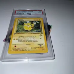 PSA 9 Pikachu 1999 Jungle 1st Edition 60/64 W Stamp Pokemon Card - Image 3