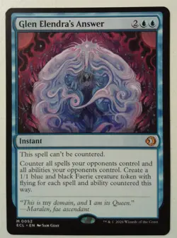 Glen Elendra's Answer *Mythic Rare* Magic MtG x1 Lorwyn Eclipsed - Image 1