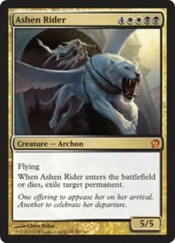 MTG MAGIC THE GATHERING - ASHEN RIDER - THEROS - NEAR MINT! - Image 1