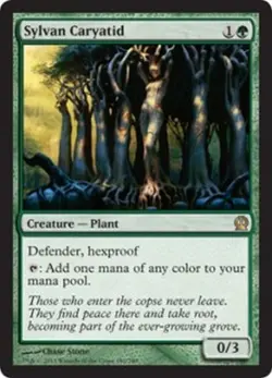 MTG MAGIC THE GATHERING - SYLVAN CARYATID - THEROS - NEAR MINT! - Image 1