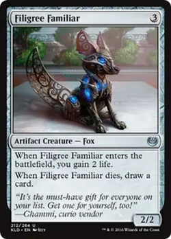 MTG MAGIC THE GATHERING - FILIGREE FAMILIAR X 4 - KALADESH NEAR MINT! - Image 2