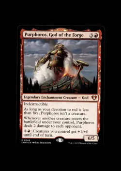 Commander Masters #246 Purphoros, God of the Forge - Image 1