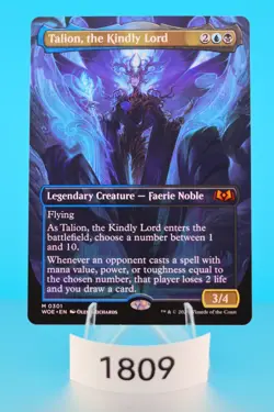 MTG Talion, the Kindly Lord (Borderless) Wilds of Eldraine Regular #301 - Image 1
