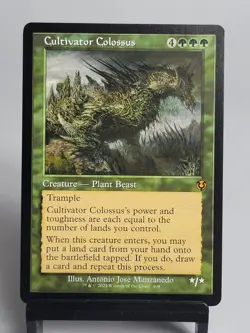 Magic the Gathering - Innistrad Remastered - Cultivator Colossus - Retro Frame - Image 1