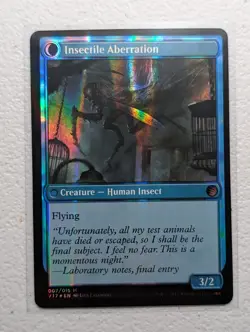 MTG - Delver of Secrets / Insectile Aberration - FOIL - Creature - V17 7 - NM - Image 2