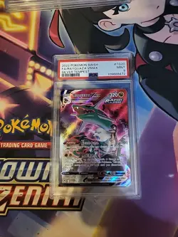 PSA 9 RAYQUAZA VMAX TG20/TG30 FULL ART SILVER TEMPEST POKEMON - Image 1