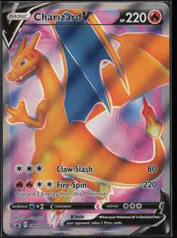 Charizard V SWSH050 Promo SWSH Black Star Pokemon - Image 1