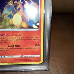 2020 Pokemon Vivid Voltage Charizard #025 Cracked Ice Holo RARE Mint PSA 9 - Image 5