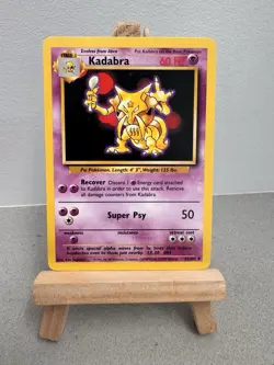 Pokemon TCG Kadabra Base Set 32/102 Regular Unlimited - MINT - Image 1