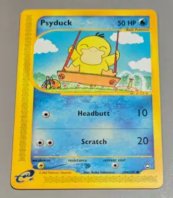 Psyduck # 104/147 (Enton) Common Aquapolis 2003 Pokemon Englisch Mint Vintage - Image 1