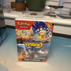 Pokemon TCG Scarlet & Violet Surging Sparks Booster Bundle 6 Packs, New Sealed - Image 1
