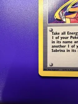 TRAINER SABRINA 110/132 GYM CHALLENGE RARE 2000 POKEMON TCG - Image 5
