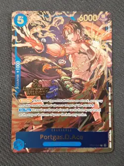 One Piece TCG - Portgas.D.Ace - 3rd Anniversary Winner - OP07-053 - Image 1