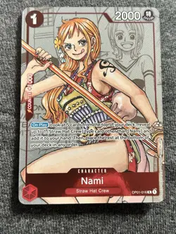 Nami - OP01-016 (Alternate Art) OP01-016 One Piece Promo NEAR MINT - Image 1