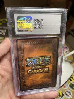 Vintage One Piece TCG Hawk Eye Mihawk 2005 CCG Non Holo CARD Near Mint CGC 7.5 - Image 4