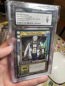 Vintage One Piece TCG CHASER! CH014, 2006 CCG Holo CARD Gem Mint CGC 9 - Image 1