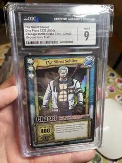 Vintage One Piece TCG CHASER! CH014, 2006 CCG Holo CARD Gem Mint CGC 9 - Image 2
