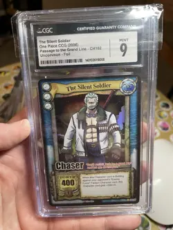 Vintage One Piece TCG CHASER! CH014, 2006 CCG Holo CARD Gem Mint CGC 9 - Image 3