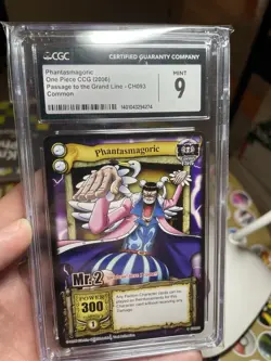 Vintage One Piece TCG MR 2, 2006 CCG Non Holo CARD Near Mint CGC 9, Passage - Image 2