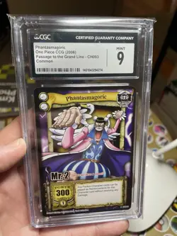 Vintage One Piece TCG MR 2, 2006 CCG Non Holo CARD Near Mint CGC 9, Passage - Image 3