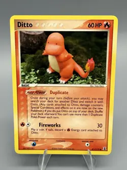 Ditto 61/113 Charmander EX Delta Species Pokemon Card NM - Image 1