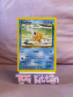 Magikarp 35/102 Non Holo Base Set - Pokemon Card - LP - TCGKITTEN - Image 1