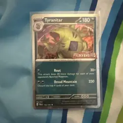 Pokemon Card Tyranitar Paldea Evolved STAMPED 135/193 Near Mint - Image 1