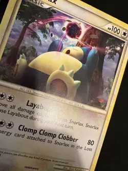 Snorlax 33/95 Pokemon Call of Legends Non-Holo Pokemon Card MP - Image 2