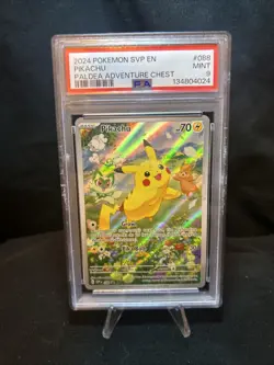 Pikachu 088 Sv: Scarlet & Violet Promo Cards Holo PSA 9 - Image 1