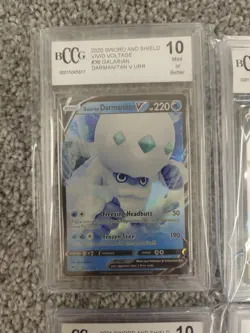BCCG graded cards Lot - 10 Cards, Pokemon, Yu-Gi-Oh, All 10 Mint, See Pictures - Image 2