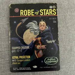 MTG Robe of Stars (0121) *Non-Foil* Borderless Poster Edge Of Eternities NM/MT - Image 1