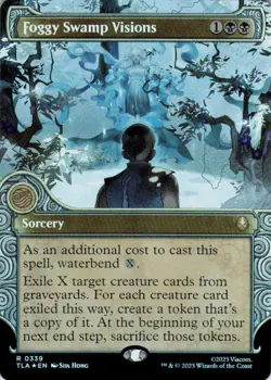 MTG Foggy Swamp Visions (Showcase) (339) | NM Foil | Avatar {TLA} - Image 2