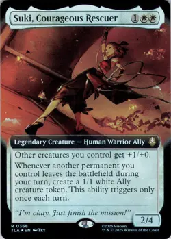 MTG Suki, Courageous Rescuer (Ext) (368) | NM Foil | Avatar {TLA} - Image 2