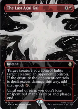 MTG The Last Agni Kai (Borderless) (314) | NM | Avatar: The Last Airbender {TLA} - Image 1