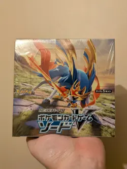 Pokemon Sword & Shield: Sword Base Booster Box (S1W) - Japanese, Factory Sealed - Image 1