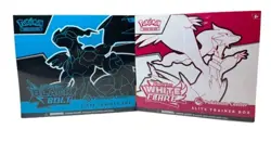 Pokemon Center Black Bolt and White Flare ETB Set Factory Sealed - Image 1