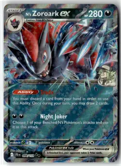 N's Zoroark ex ⭐ 098/159 Holo Double Rare Journey Together 2025 Pokemon NM - Image 1