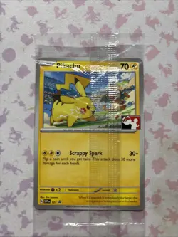 Pikachu 101 Play! Pokemon Worlds 2023 SVP Black Star Promo NM SEALED - Image 1