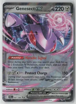 Pokemon Genesect ex Holo #067/086 SV: Black Bolt Near Mint or Better - Image 1