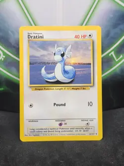 Pokemon Dratini 26/102 Base Set Uncommon NM - Image 1