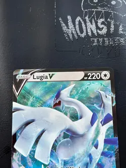 POKEMON LUGIA V SWSH301 HOLO SWORD & SHIELD BLACK STAR PROMO - Image 3