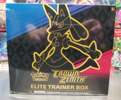 Pokemon Sword & Shield Crown Zenith Elite Trainer Box ETB New Factory Sealed - Image 1