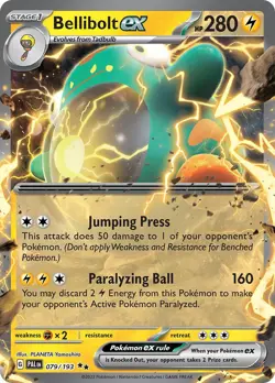 Bellibolt ex - 079/193 - Paldea Evolved - NM - Pokemon - Read Desc. - Image 1