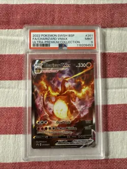 Pokemon SWSH BSP FA/Charizard VMAX Ultra-Premium Collection SWSH261 PSA 9 - Image 1
