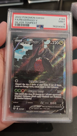 REGIDRAGO V - PSA MINT 9 - 2022 POKEMON SWSH SILVER TEMPEST - #184 - Image 2