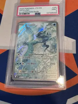 2025 POKEMON JTG EN-JOURNEY TOGETHER ILLUSTRATION RARE #161 ARTICUNO PSA 9 - Image 4