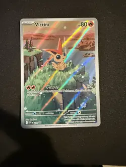 2023-25 Pokemon SV Black Star Promos SVP EN Victini #208 NM - Image 1