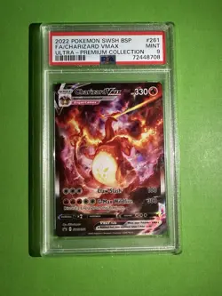 Pokemon SWSH BSP FA/Charizard VMAX Ultra-Premium Collection SWSH261 *PSA 9* - Image 1
