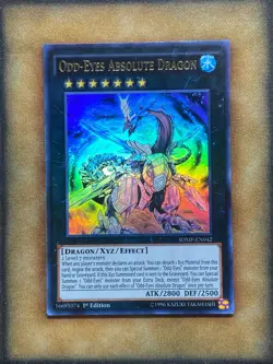 Yugioh Odd-Eyes Absolute Dragon SDMP-EN042 Ultra Rare 1st Ed LP - Image 1
